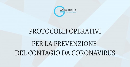 Ecco le disposizioni attuate in studio per la prevenzione del contagio da Coronavirus