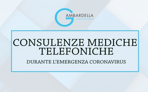 Disponibili per consulenze mediche telefoniche