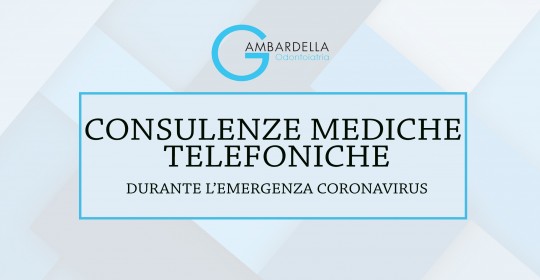 Disponibili per consulenze mediche telefoniche