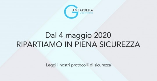 Ripartenza 4 maggio: i protocolli clinici garantiranno una grande sicurezza