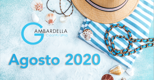 I nostri orari e contatti attivi ad agosto 2020